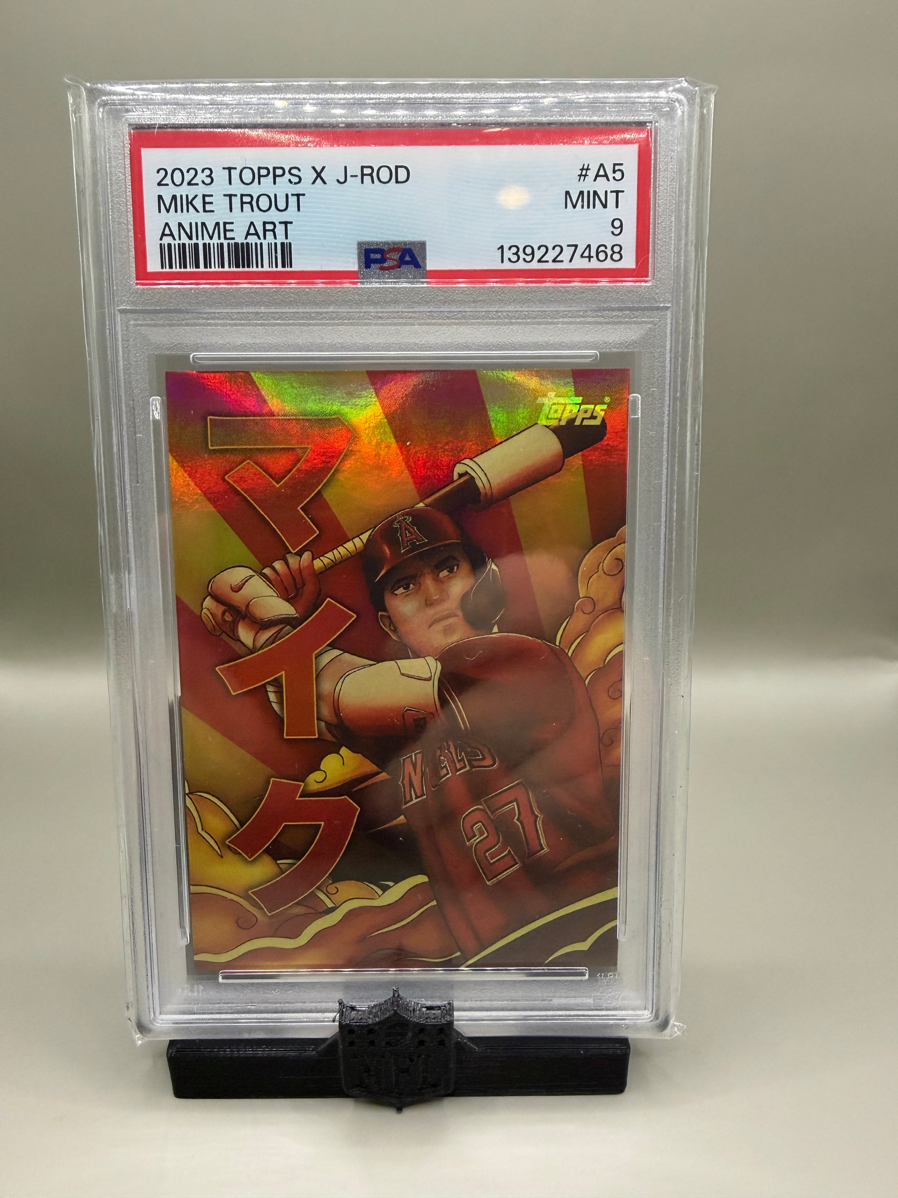 Mike Trout X-JRod Anime Psa 9