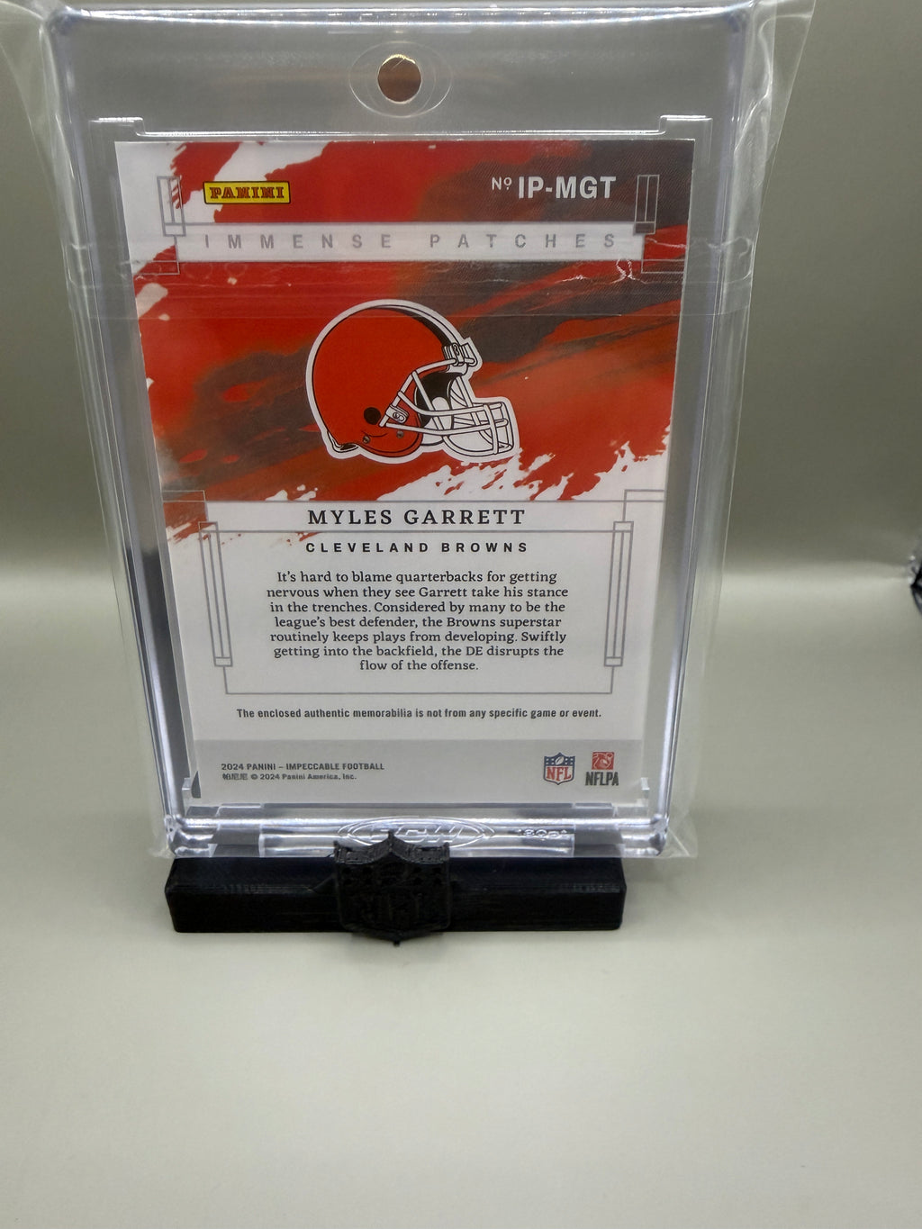 Myles Garrett /25 patch Impeccable