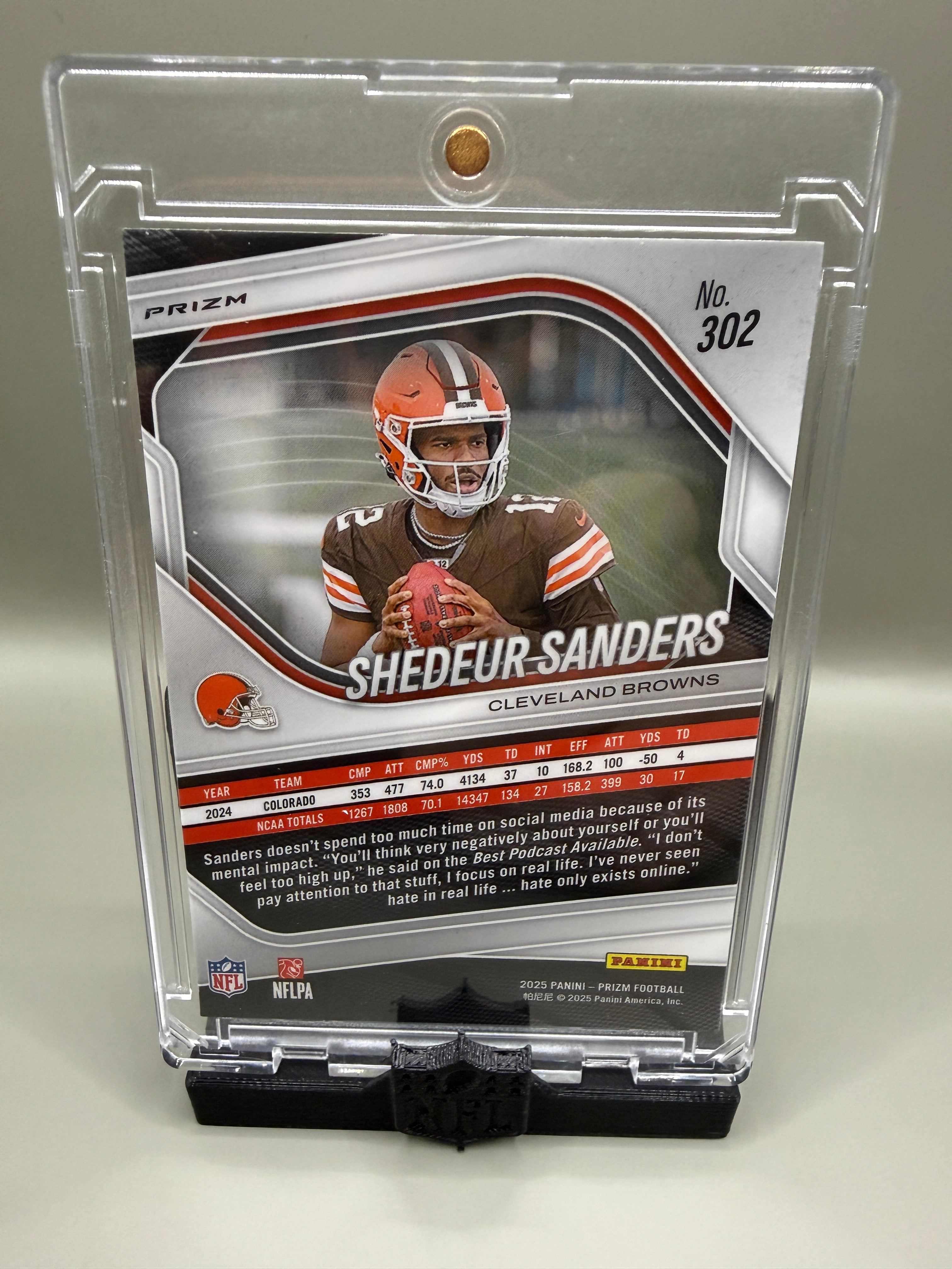 Schedeur Sanders white prizm disco