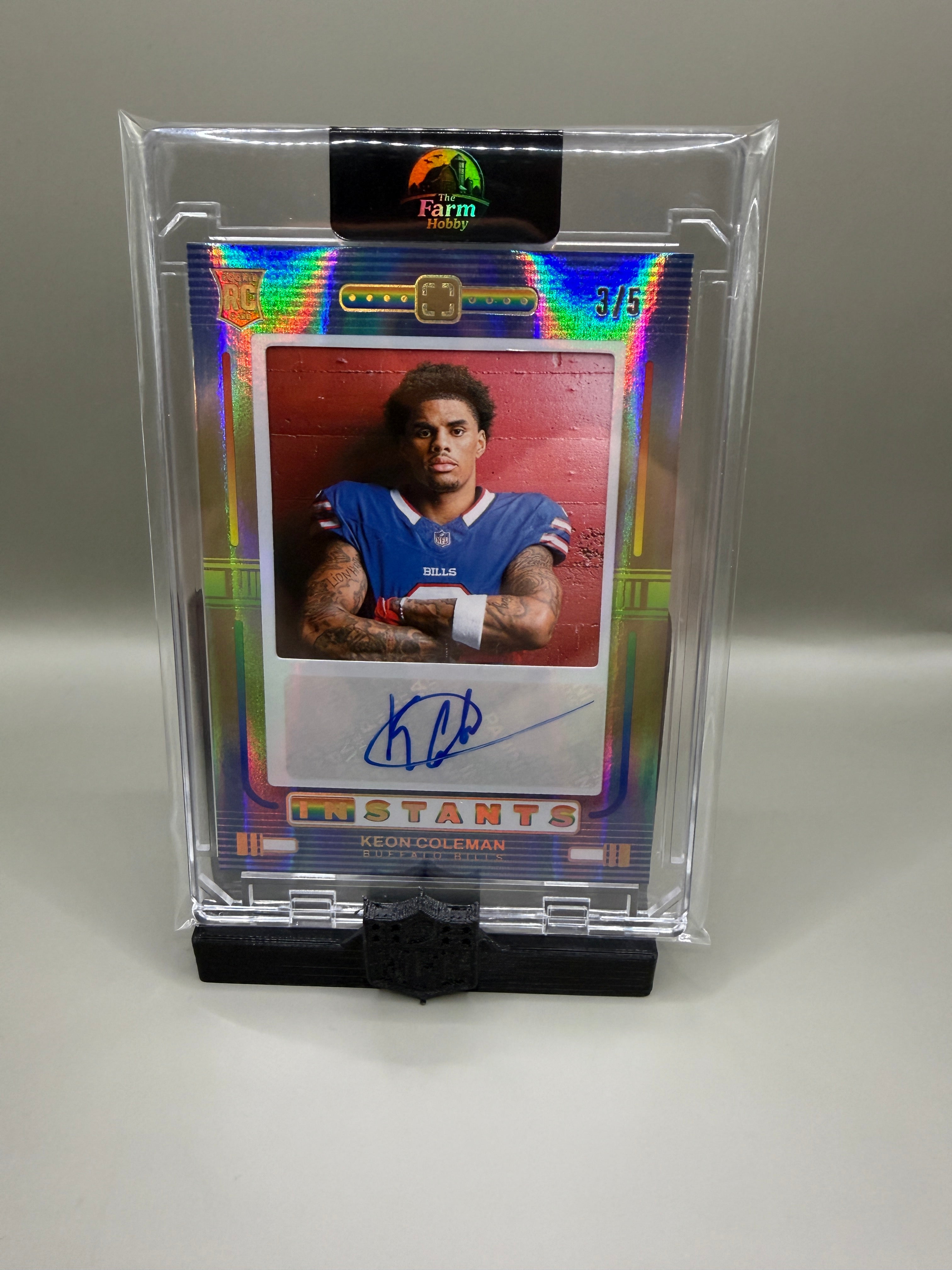 Keon Coleman auto /5 photogenic