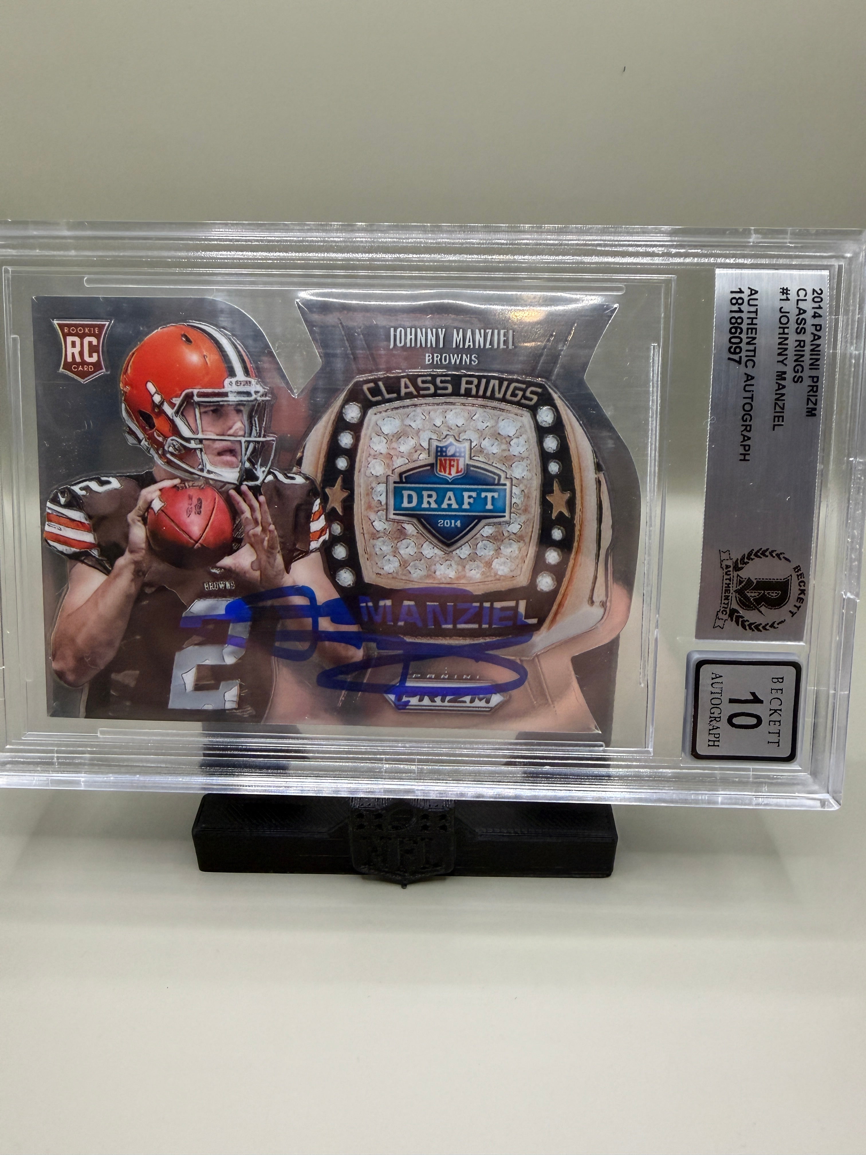 Johnny Manziel Rc auto Authenticated
