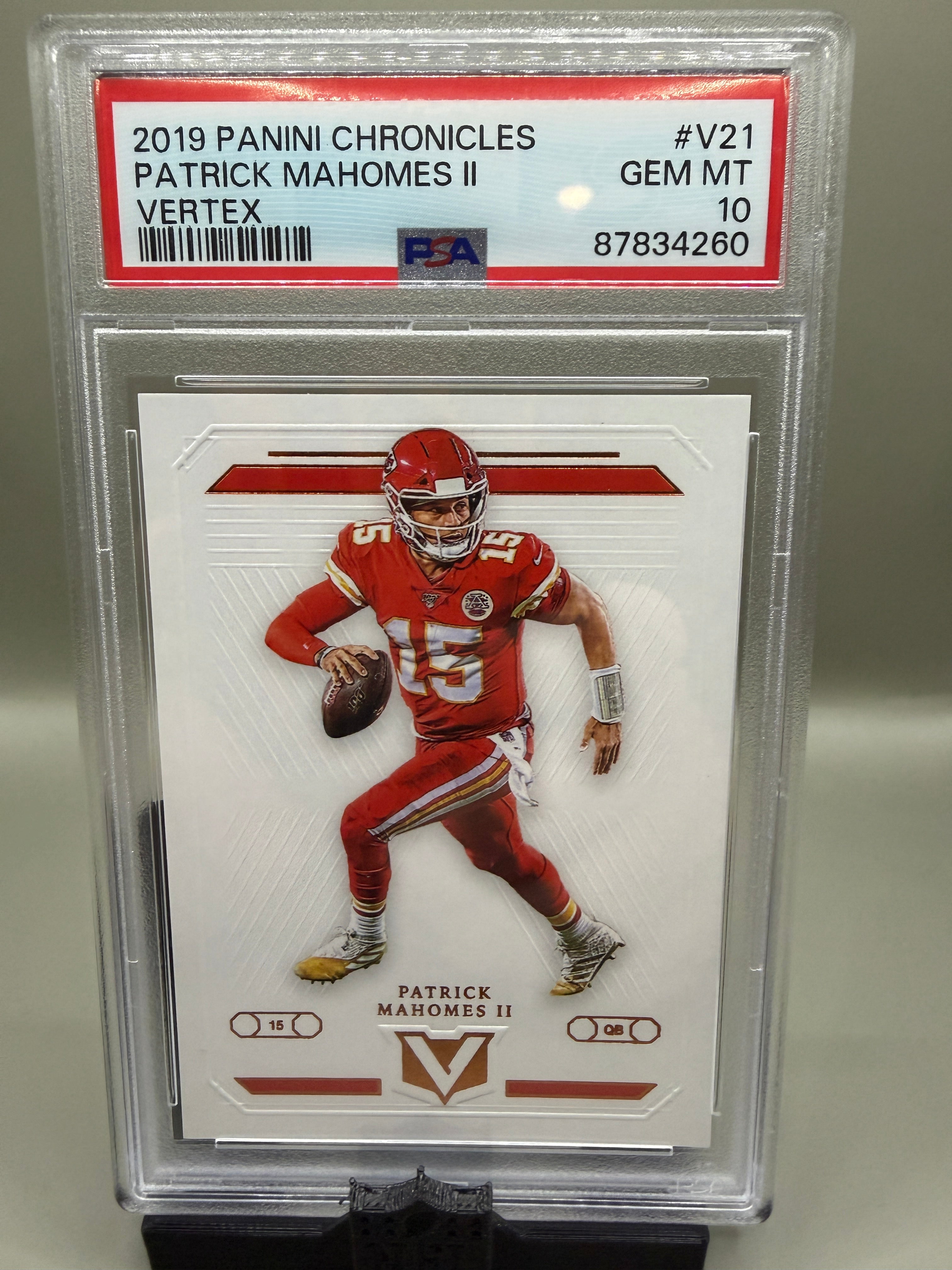 Patrick Mahomes vertex Psa 10