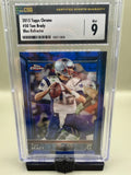 Brady Topps chrome blue refractor